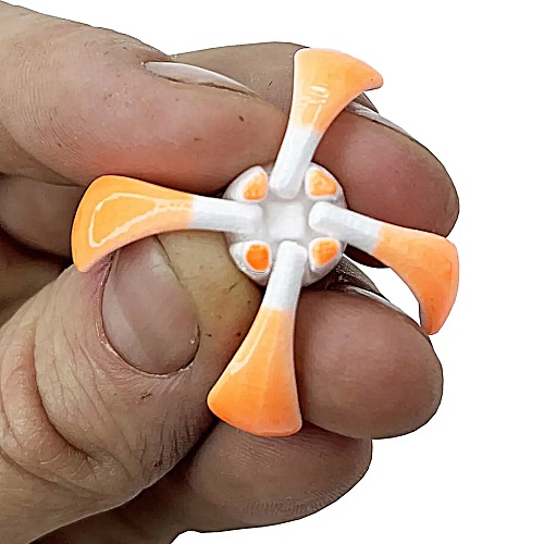 Поплавок зима Цветочек 4-и лепестка 02