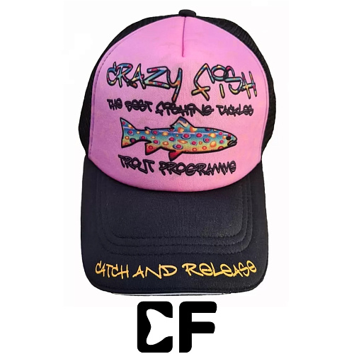 Бейсболка Crazy Fish Trout 01