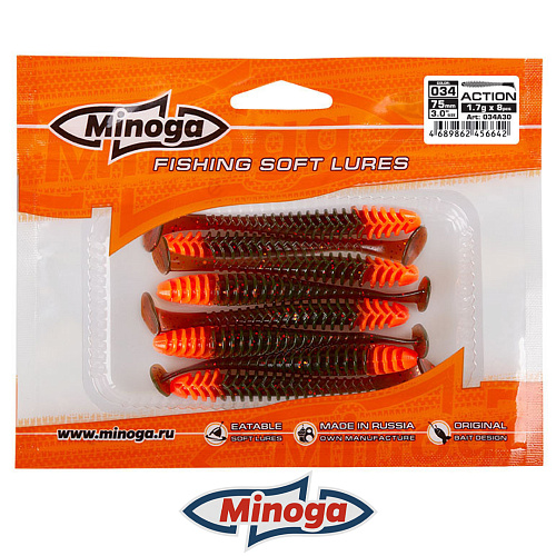 Виброхвост Minoga Action 034 3