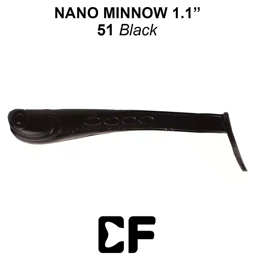 Виброхвост Crazy Fish Nano Minnow 1.1 51 6 0