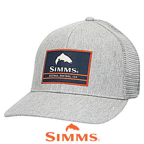 Кепка Simms Original Patch Trucker 21 (Heather Grey) 00