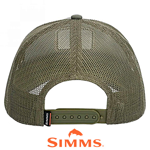 Кепка Simms Double Haul Icon Trucker 07 Smokey Olive