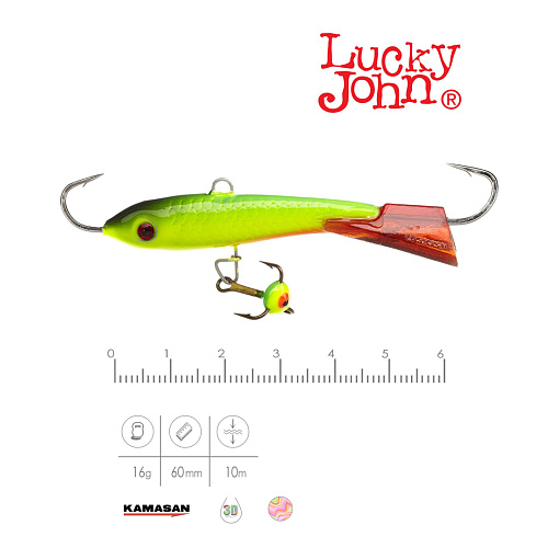 Балансиры lucky John Classic 6+тр блистер 00