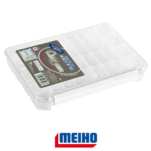 Коробка Meiho Clear Case 1200 02