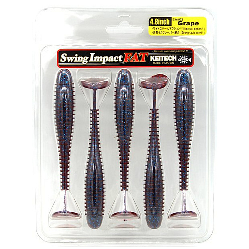 Виброхвост Keitech Swing Impact Fat 4.8 00 упаковка