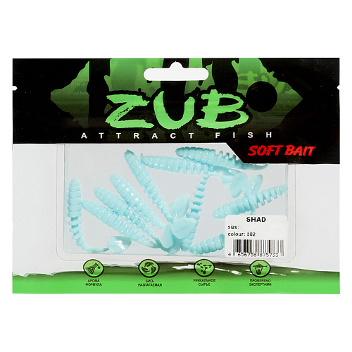 Виброхвост ZUB Shad 1,6-2,0 502 01