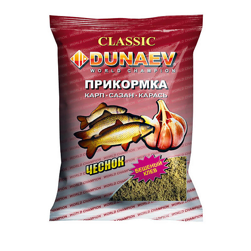 Прикормка Dunaev Classic Карп-Чеснок
