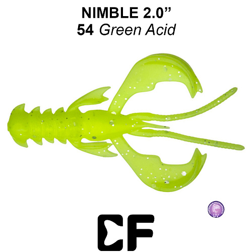 Рак Crazy Fish Nimble 2.0 плавающие 54 0
