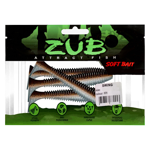 Твистер ZUB Swing 3,4-4,7 031 01