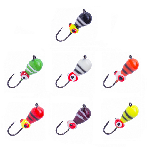 Мормышка LumiCom вольфрам Капля с ушком (обмазка жучок винт) 00