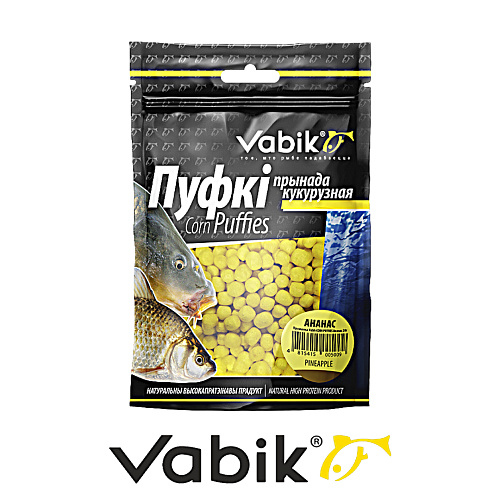 Приманка рыболовная Vabik Corn Puffies 01 ананас