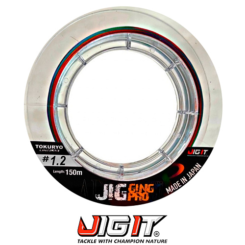Шнур Jig-It×Tokuryo JiggingPro X8 5-Multi 150м 12