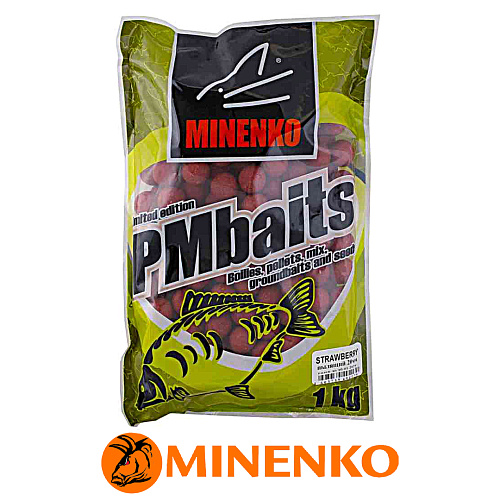 Бойлы Minenko Soluble пылящие 20мм (Strawberry) 00