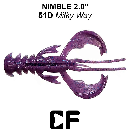 Рак Crazy Fish Nimble 2.0 плавающие 51d 0