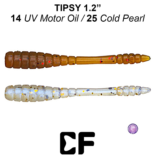 Червь Crazy Fish Tipsy 1.2 14 25 0