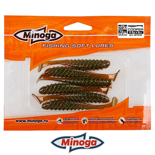 Виброхвост Minoga Cooper 027 3