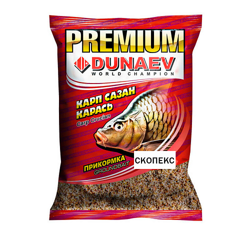 Прикормка Dunaev Premium Карп-Сазан-Скопекс