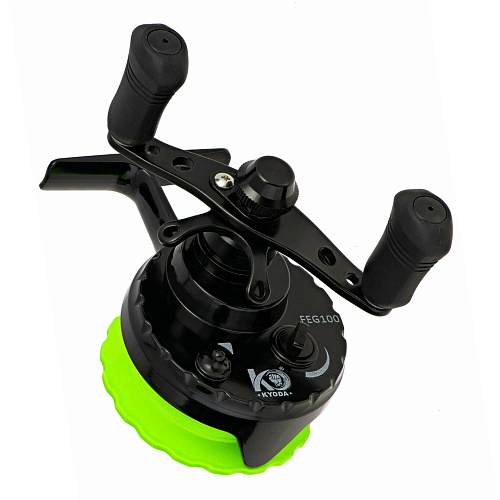 Катушка зима Kyoda Fisher FEG100 шпуля пластик 01